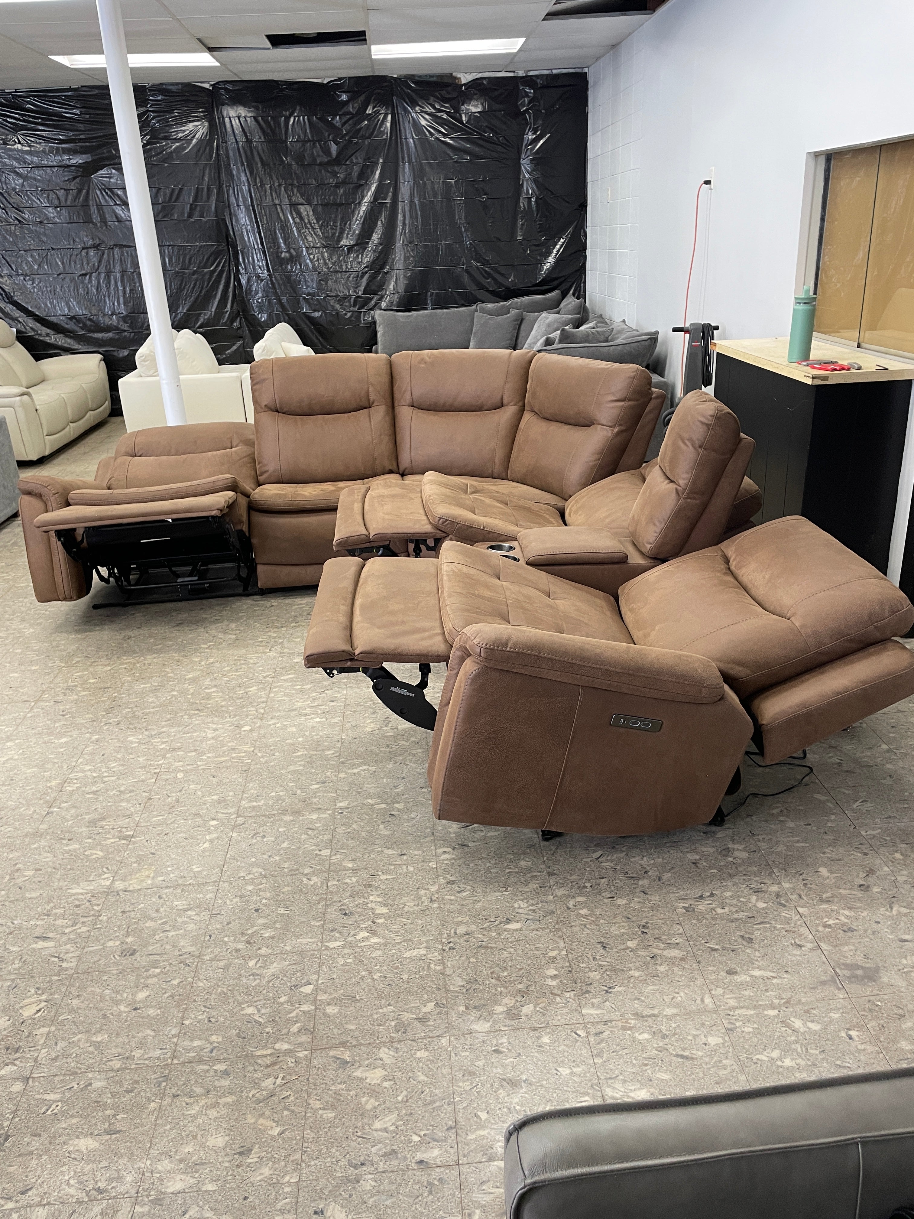 Large Power Reclining Sectional