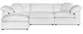 3 Piece Modular Cloud Couch w/ Ottoman New In Box!
