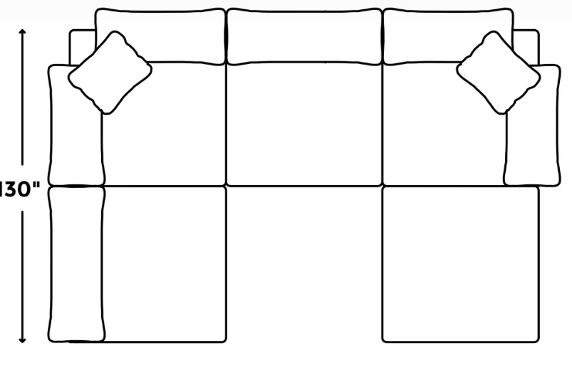 4 Piece Sectional Couch w/ Ottoman New in Box!